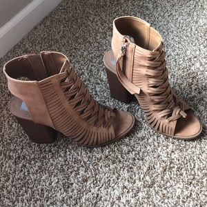 DV for Target caged block heel sandal